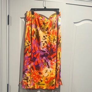 Preston & York Multicolor Floral Skirt